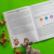 Монтессорі: світ досягнень. Моя перша книга з фантастичними наліпками. У лісі