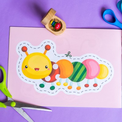 Вирізалки для найменших. Різнобарвні комахи Вирізалки для найменших. Різнобарвні комахи