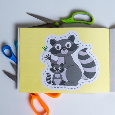 Вырезалки для самых маленьких. Животные и их детеныши Вырезалки для самых маленьких. Животные и их детеныши