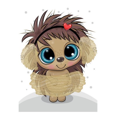 Объемные аппликации. Зверушки-модники Объемные аппликации. Зверушки-модники