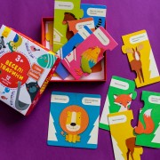 З'єднай половинки. Веселі тварини