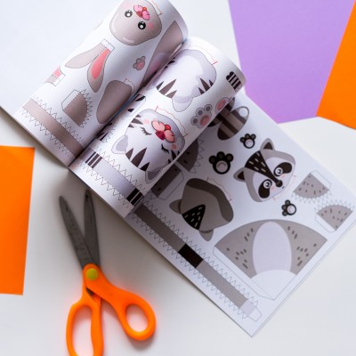 Вырежи и наклей. Собери свой зоопарк Вырежи и наклей. Собери свой зоопарк