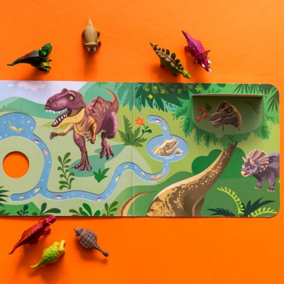 Книжка с окошками. Динозавры Книжка с окошками. Динозавры