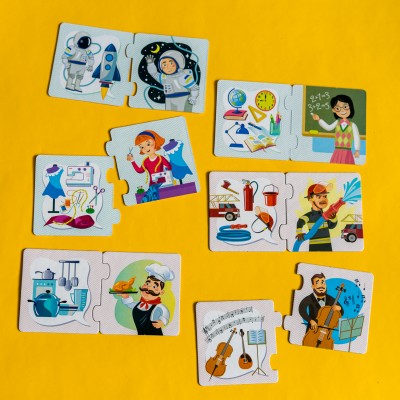 Пазлы-половинки. Профессии Пазлы-половинки. Профессии