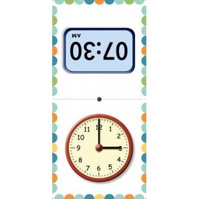 Математическое домино. Изучаем время Математическое домино. Изучаем время