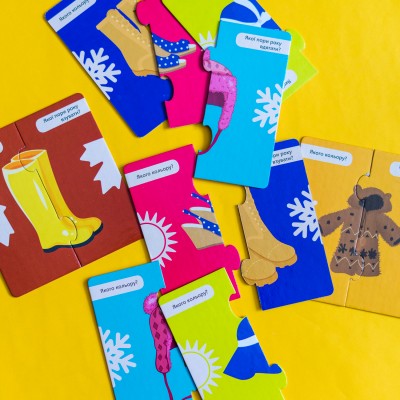 Зʼєднай половинки. Одяг та взуття Зʼєднай половинки. Одяг та взуття