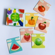 Зʼєднай половинки. Овочі та фрукти